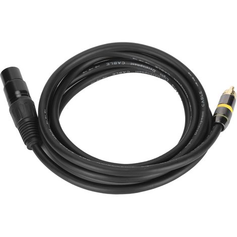Câble de microphone JORINDO Câble XLR femelle vers RCA mâle Câble d'interconnexion de signal équilibré