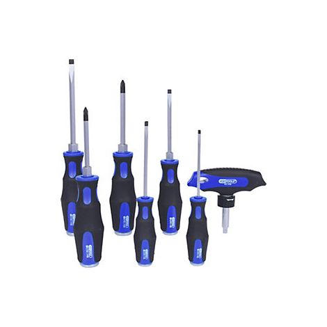 KS Tools  Set di cacciaviti con calotta di percussione
