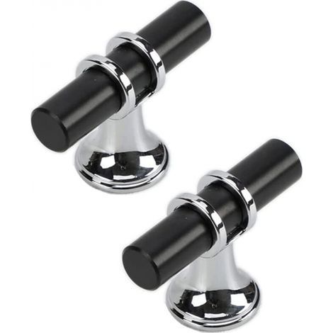 10 Pcs Modern Zinc Alloy Furniture Handle Drawer Pull with Screws - Single Hole (1/5)