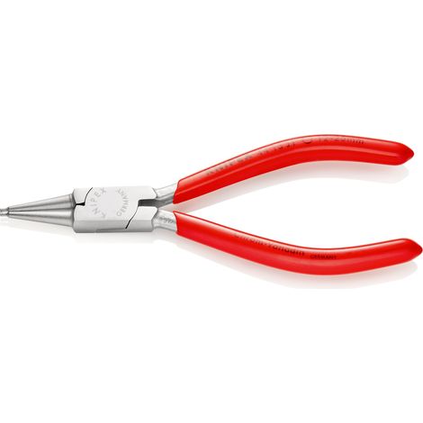 KNIPEX 44 13 J1 Alicate para arandelas para arandelas interiores en taladros recubiertos de plástico cromado 140 mm (1/2)