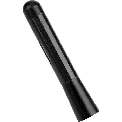 Universelle kurze Radioantenne aus Kohlefaser, 3-Zoll-Schraube, schwarz, Autotuning-Zubehör (1/5)