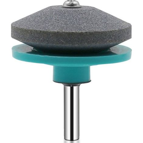 Affûteuse électrique à main pour tondeuse à gazon, avec meule abrasive pour perçage, outil d'affûtage pratique pour l'entretien de votre jardin (1/5)