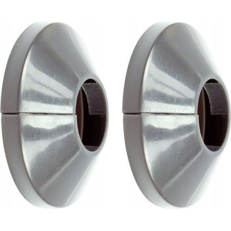 Rosette 20 mm Graphit 2 Stück TYCNER (1/2)