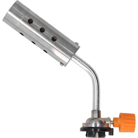 Chalumeau à gaz soudure, alliage aluminium et laiton, pistolet flamme réglable pour cuisson et barbecue (1/5)