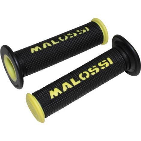 Ein Paar Malossi-Gummigriffe in Schwarz und Gelb 6914060.Y0