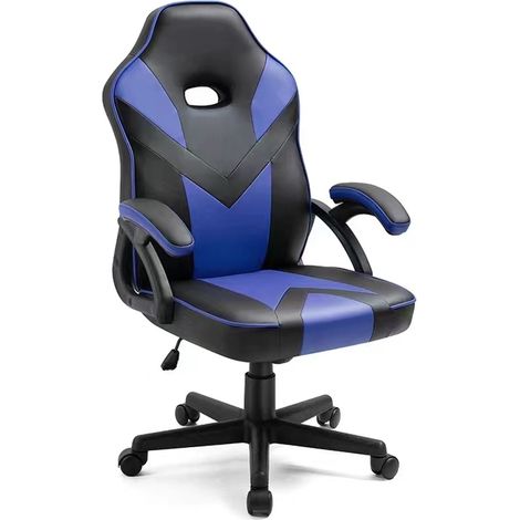 WELLHOME Silla Gaming universal de oficina - Azul (1/5)