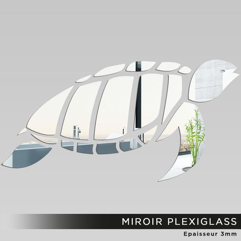 Miroir Plexiglass - Tortue - 20x40 cm (1/2)