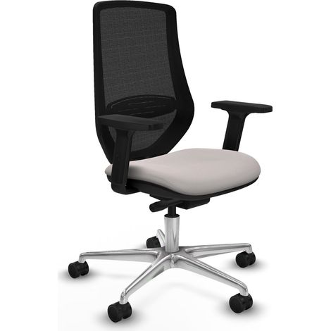 piqueras-y-crespo Silla Mardos blanca cómoda para oficina