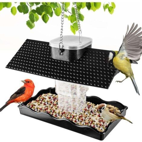 Hängendes Vogelfutterhaus, Vogelfutterhaus für draußen, Vogelfutterhaus, Vogelfutterhäuschen, Faltbares Vogelfutterhaus, Gartenfutterhaus für Balkon, Garten, Terrasse