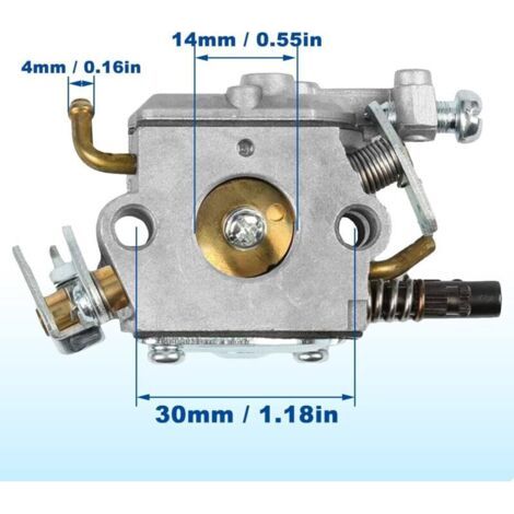 NALOOKAMIC C1Q-EL24 carburateur pour Husqvarna 123L 223L 123C 223R 322C débroussailleuse/scie à perche/bordure avec filtre à air (1/4)