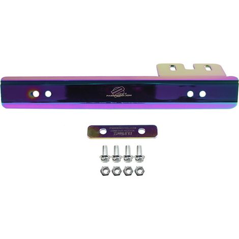 Car modification accessories, aluminum alloy license plate frame, colored aluminum JDM license plate frame, license plate frame, seven colors - aluminum alloy - seven colors