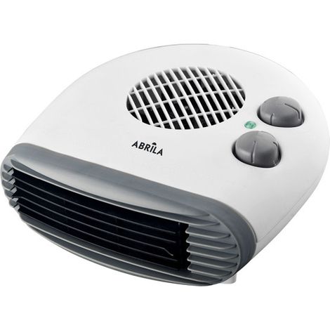 Termoventilatore Orizzontale Elec.grato 2000w Bianco 2potenze 3funzioni Termost.reg. 12x24x24 cm