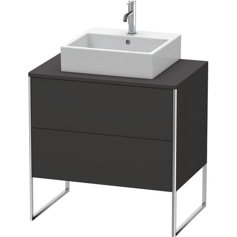 Duravit XSquare Meuble sous-vasque sur console au sol, 2 tiroirs,