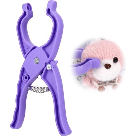 Yeux de sécurité améliorés pour crochet, outil auxiliaire, yeux de sécurité 5-30 mm pour peluches, matériel de fabrication de poupées (1 pièce) purplemax (1/5)