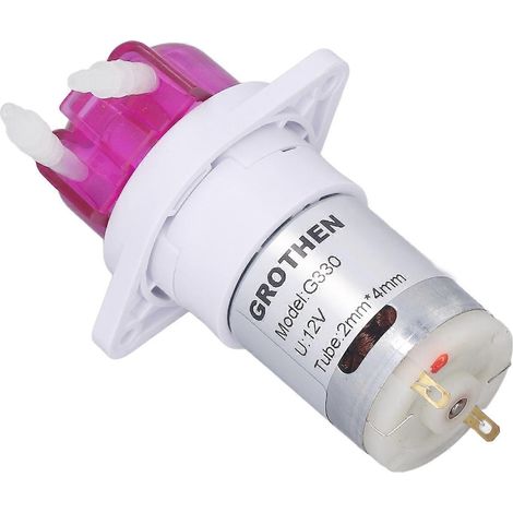 Peristaltikpumpe Mini DC Mikro-Zirkulationspumpe elektrisch selbstansaugend Flüssigkeitsdosierpumpe 5000 U/min 12 V 58 ml