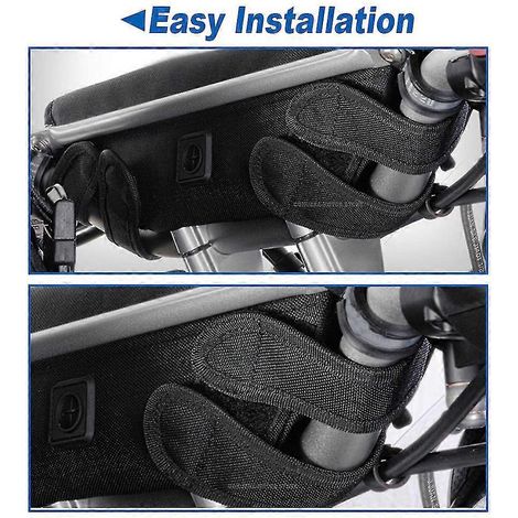 Sacoche de guidon étanche et anti-poussière pour motos Husqvarna 701 Supermoto et Enduro - Noir (1/2)