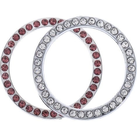 Rings with Crystals and Zinc Alloy for Car Start Button 2