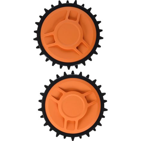 Kit 2 ruote appesantite HIGH GRIP per robot rasaerba WORX WR141 - WR142 - WR143 (1/3)
