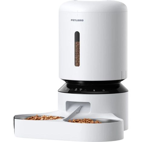 Distributeur d'aliments à double cuve Petlibro Granary 5L (Blanc)