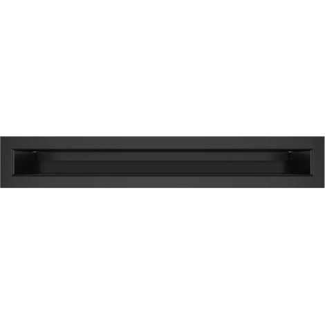 Griglia di ventilazione per camino Nera- Loft 60x400 (1/5)