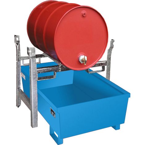Bauer Südlohn Étagère à fûts FRA-1, laquée, bleu clair (1/2)