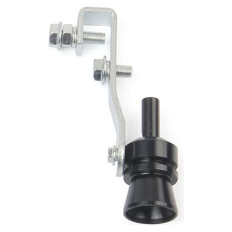 Silencieux turbo de voiture tuyau d'échappement simulateur de soupape de soufflage simulateur de sifflet noir XL (1/5)