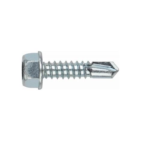 (6,3X50) TORNILLO AUTOTALADRANTE DE CABEZA HEXAGONAL TORNILLO(100U) - INDEX