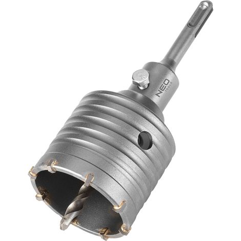 Scie cloche en carbure de 65 mm avec adaptateur SDS+ et foret pilote (1/5)