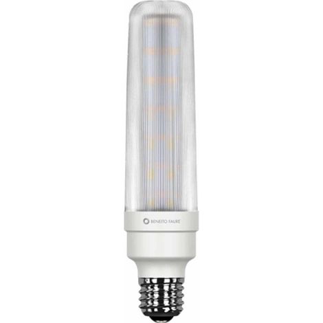 Lampadina cilindrica a led 10W E27 PL T40 3000k