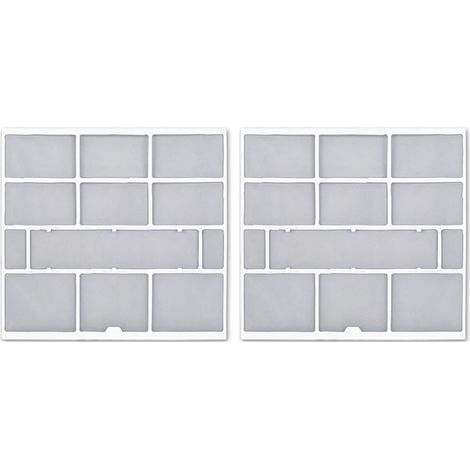 2er-Pack Staubfilter für Klimaanlagen – Unverzichtbares Zubehör für eine bessere Luftzirkulation (28,2 x 26,5 cm) (1/5)