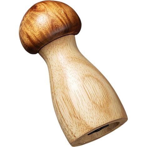 Moulin à épices en bois naturel avec mécanisme de broyage pour et (1/5)