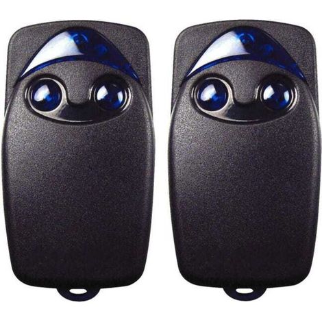 Ouvre-porte de garage électrique Flo2r-s 433,92 MHz (lot de 2) compatible avec les télécommandes Nice