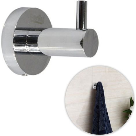 Wandhaken aus Stahl für Bademantel und Handtuch mit Schrauben