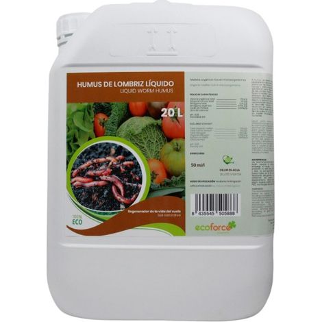 CULTIVERS humus de lombriz Echolique 20 L (1/5)