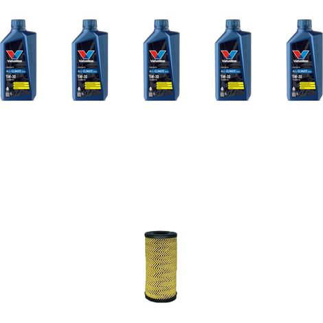 Kit filtro olio e 5L compatibile con Nissan Qashqai II (J11E) 1.5 dCI 81kw Dal 2014 (1/2)