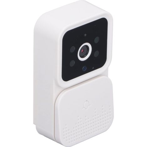 Sonnette vidéo WiFi sans fil avec stockage cloud, interphone intelligent bidirectionnel, vision nocturne HD, étanche IP65. (1/5)
