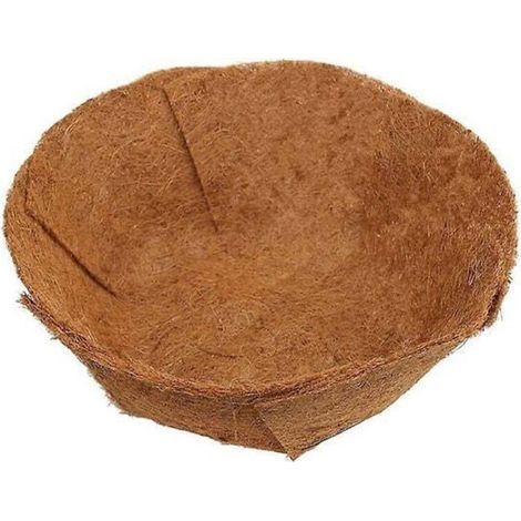 Insert rond en fibre de coco de 61 cm pour jardinière suspendue, tapis de remplacement en fibre de coco pour balcon (1/3)