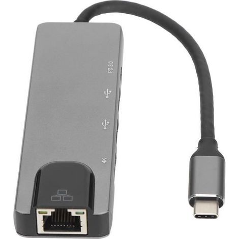 VINGVO Type-C Hub 5-in-1 Type-C to HD Multimedia Interface 4K 60Hz Adapter with USB Docking Station (1/4)