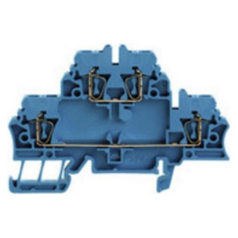 Bloc de jonction double étage Weidmüller ZDK 2.5 BL 1678630000-1 bleu 1 pc(s) (1/5)