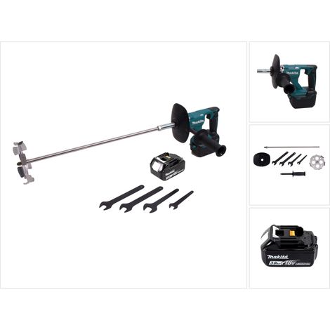Makita DUT 130 F1 batidora sin cable 18V M14 sin escobillas + 1x batería 3,0Ah - sin cargador
