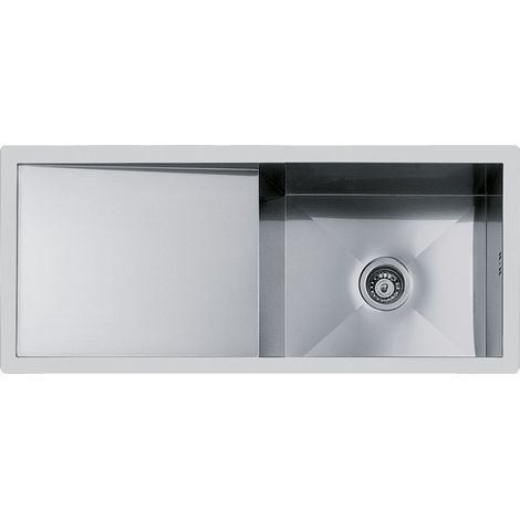 Foster Quadra 106.1V.ST Fregadero encastrado bajo encimera Rectangular Acero inoxidable (1/2)