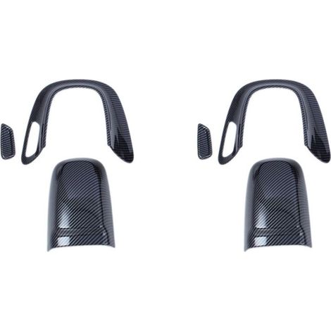 Due coperture per i pannelli di rivestimento dei poggiatesta dei sedili anteriori per Mercedes-Benz Classe C W206 (dal 2022 in poi) e Mercedes-Benz X254 GLC.