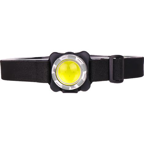 Lampada frontale COB ricaricabile tramite USB, lampada frontale a LEDcon lampada frontale impermeabile e luce rossa (1/5)