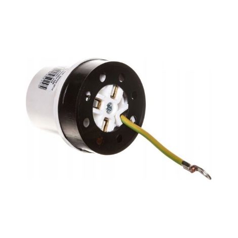 Conector metálico, pines planos, 32A