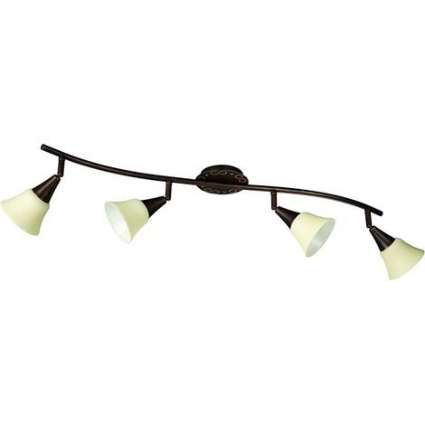 BORUM Barra 4 Spot Marrone Ant. Base Decor