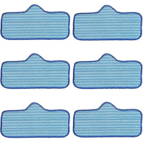 Lot de 6 lingettes de nettoyage en microfibre AURA pour nettoyeur vapeur Neat, réutilisables et lavables en machine, pour sols en bois dur, carrelage et pierre. (1/4)