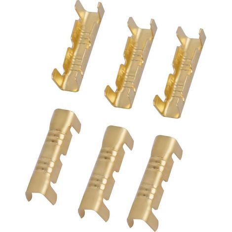 100 Pièces Bornes de Câblage à Connexion Rapide en Laiton pour Sections 0,5-1,5mm² (1/5)