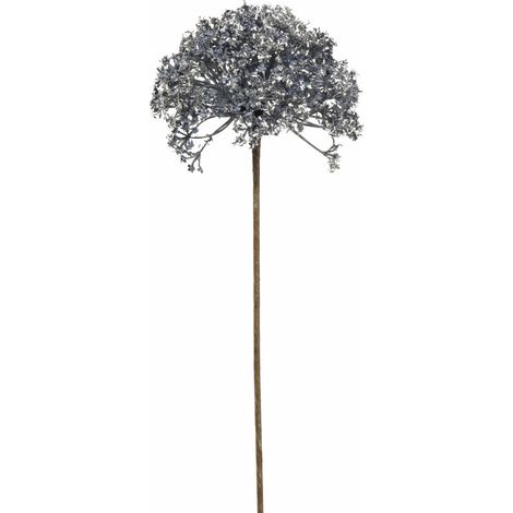 Everlands Weihnachtsdeko Blume Ø 17 x 58 cm eisblau