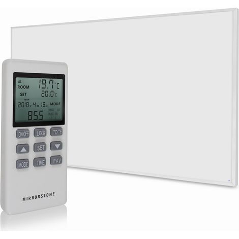 Mirrorstone 580W NXTGEN Wi-Fi Infrared Heating Panel - Electric Panel Heater-Wall Mounted (1/5)