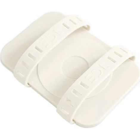 Étui multifonctionnel à clip pour téléphone avec décodeur audio, poche USB et sangle élastique magnétique (blanc). (1/5)